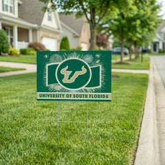 University of South Florida Yard Sign, Patriotic, Collegiate, Home