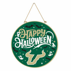 University of South Florida Halloween Round Door Décor with Hanging Ro, Collegiate, Home