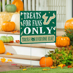 University of South Florida Yard Sign, Halloween Treats for Fans, Collegiate, Home