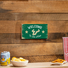 University of South Florida Wood Wall Sign, 6x11, Collegiate, Home