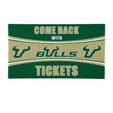28" x 16" PVC Trapper Mat, Come Back with Tickets, University of South, Collegiate
