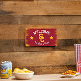 University of Southern California Wood Wall Sign, 6x11, Collegiate, Home