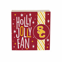 University of Southern California Block, Holiday, 6x6, Collegiate, Home