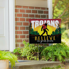 University of Southern California Yard Sign, Bigfoot, Collegiate, Home