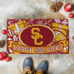 University of Southern California Holiday PVC Mat, 28"x16", Collegiate