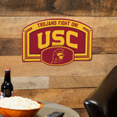 University of Southern California USA Embossed Steel Wall Sign, 11" x , Collegiate, Home