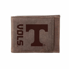 Front Pocket Wallet w/ RFID Blocking, University of Tennessee, Brown, Collegiate, Home