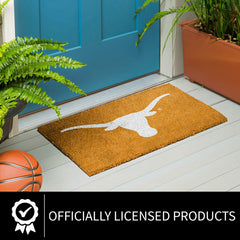 Coir Mat, 16"x28", University of Texas, Collegiate