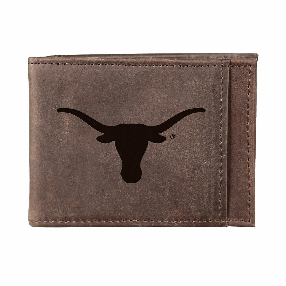 Front Pocket Wallet w/ RFID Blocking, University of Texas, Brown, Collegiate, Home