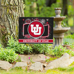 University of Utah Yard Sign, Patriotic, Collegiate, Home