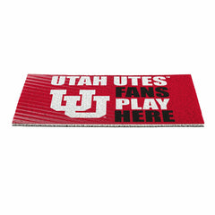 University of Utah Fan Mat, 28"x16", Collegiate