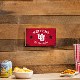 University of Utah Wood Wall Sign, 6x11, Collegiate, Home