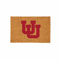 University of Utah Large Full Color Coir Mat, 36"x24", Collegiate