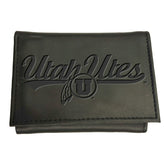 University of Utah, Tri-Fold Wallet, Black, Collegiate, Home