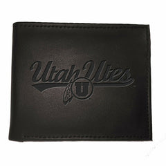 University of Utah, Bi-Fold Wallet, Black, Collegiate, Home