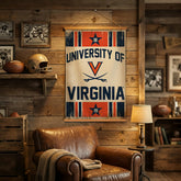 University of Virginia, Canvas Wall Tapestry, Medium, 36x24, Collegiate, Home