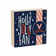 University of Virginia Block, Holiday, 6x6, Collegiate, Home