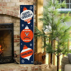 47" Double Sided Leaner, University of Virginia, Christmas, Collegiate, Home