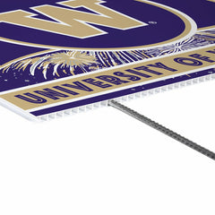University of Washington Yard Sign, Patriotic, Collegiate, Home