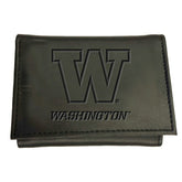 University of Washington, Tri-Fold Wallet, Black, Collegiate, Home