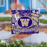 University of Washington Yard Sign, Holiday, Collegiate, Home