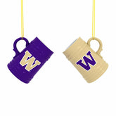University of Washington Ceramic Mini Stein, 3oz, set of 2, Collegiate, Home