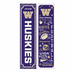 Universitiy of Washington 46" Double Sided Leaner, Winter Seasonal, Collegiate, Home
