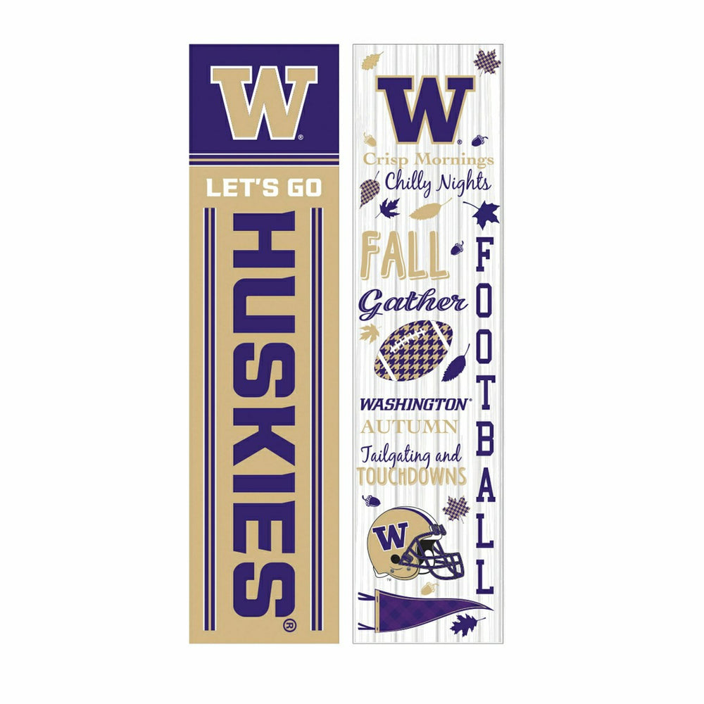 Universitiy of Washington 46" Double Sided Leaner, Fall Seasonal, Collegiate, Home