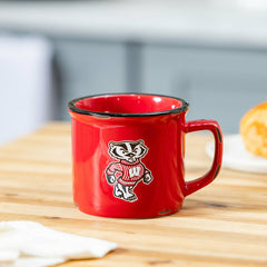 University of Wisconsin-Madison Ceramic Camp Cup with Enamel Finish, 1, Collegiate, Home