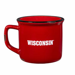University of Wisconsin-Madison Ceramic Camp Cup with Enamel Finish, 1, Collegiate, Home
