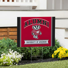 University of Wisconsin-Madison Coroplast Yard Sign Alumni, Collegiate, Home