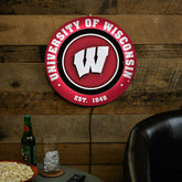 University of Wisconsin-Madison, Metal Lite, Round, Collegiate
