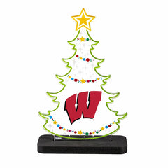 University of Wisconsin-Madison College Holiday Tree Desklite LED Deco, Collegiate, Home