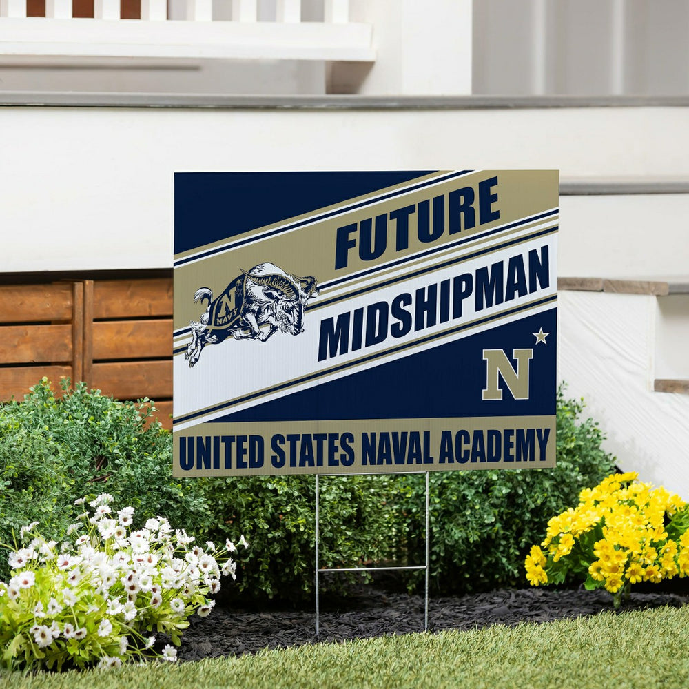 US Naval Academy Coroplast Yard Sign, Future Student, Collegiate, Home