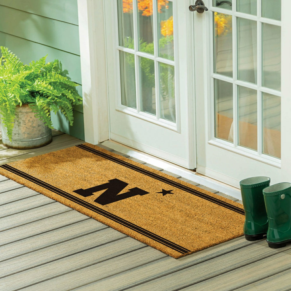 US Naval Academy Extra Large One Color Coir Mat, 60"x24", Collegiate