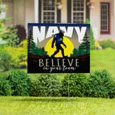 US Naval Academy Yard Sign, Bigfoot, Collegiate, Home