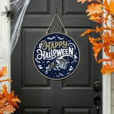 US Naval Academy Halloween Round Door Décor with Hanging Rope, 18x18, Collegiate, Home