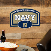 US Naval Academy USA Embossed Steel Wall Sign, 11" x 17", Collegiate, Home