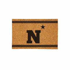 US Naval Academy Large One Color Coir Mat, 36"x24", Collegiate