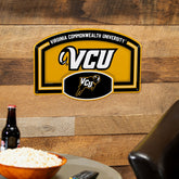 Virginia Commonwealth University USA Embossed Steel Wall Sign, 11" x 1, Collegiate, Home