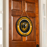 Virginia Commonwealth University Round Door Décor with Hanging Rope, 1, Collegiate, Home
