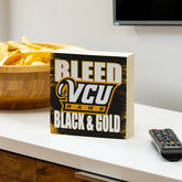 Virginia Commonwealth University Plock, Down Home Fans, 6x6, Collegiate, Home