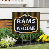 Virginia Commonwealth University Coroplast Yard Sign, "Fans Welcome", Collegiate, Home