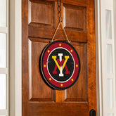 Virginia Military Institute Round Door Décor with Hanging Rope, 18x18, Collegiate, Home