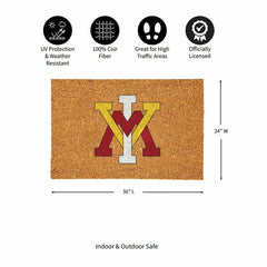 Virginia Military Institute Large Full Color Coir Mat, 36"x24", Collegiate