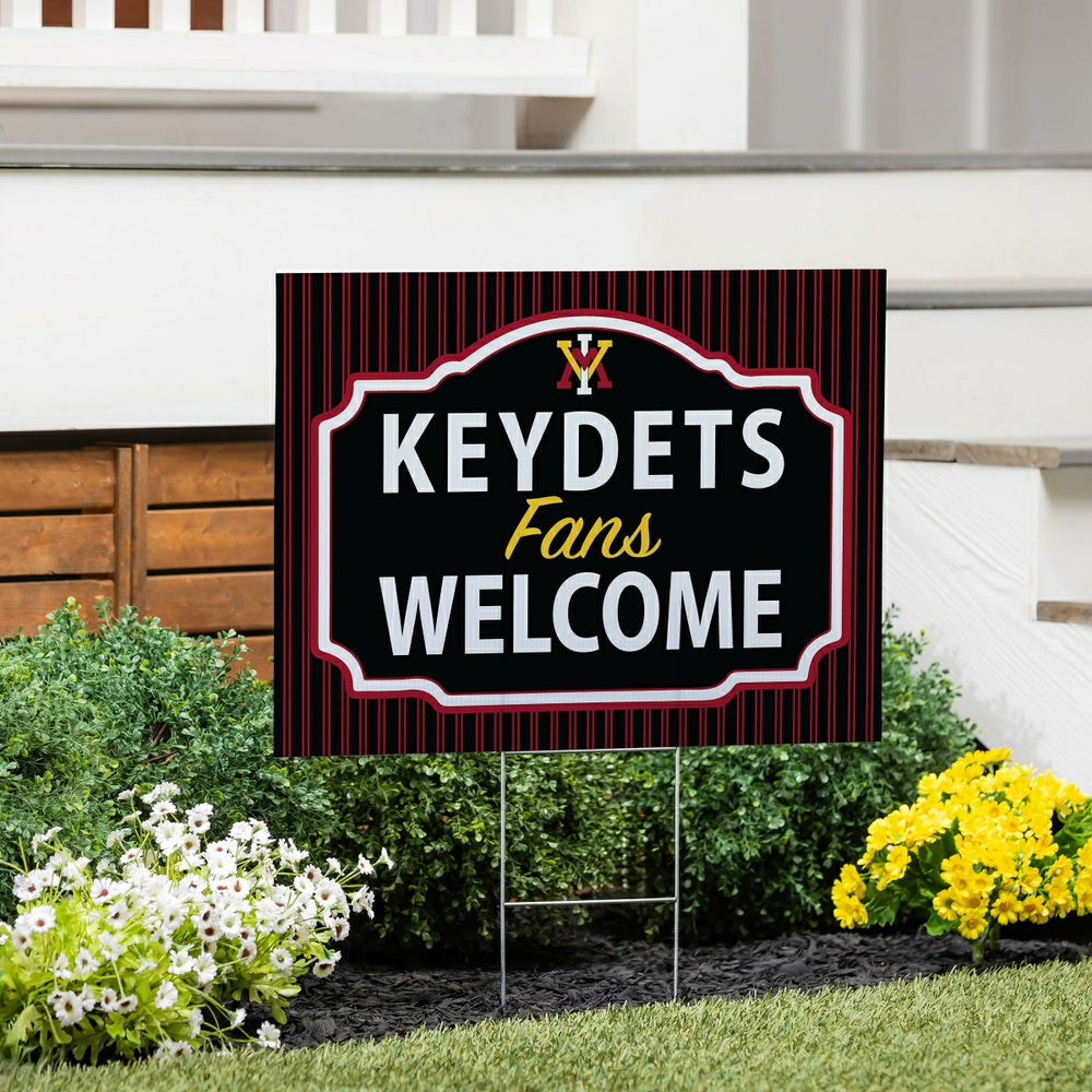 Virginia Military Institute Coroplast Yard Sign, "Fans Welcome", Collegiate, Home