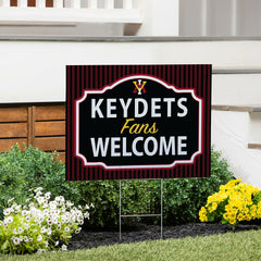 Virginia Military Institute Coroplast Yard Sign, "Fans Welcome", Collegiate, Home