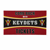 28" x 16" PVC Trapper Mat, Come Back with Tickets, Virginia Military I, Collegiate