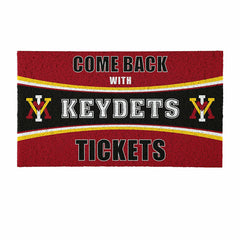 28" x 16" PVC Trapper Mat, Come Back with Tickets, Virginia Military I, Collegiate