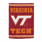 Embossed Suede Flag, GDN Size, Virginia Tech, Collegiate, Home